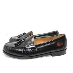 Cole Haan Men's Black Pinch Tassel Loafers sz 11 D